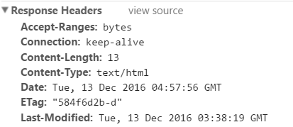 response headers without server information